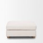 70474 - Halston Small Ottoman Oatmeal Performance Fabric