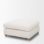 70476 - Halston Large Ottoman Oatmeal Performance Fabric