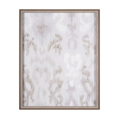 14917 - Ikat Patterns I by Silvia Krause a Hand Embellished Textured Framed Art Print