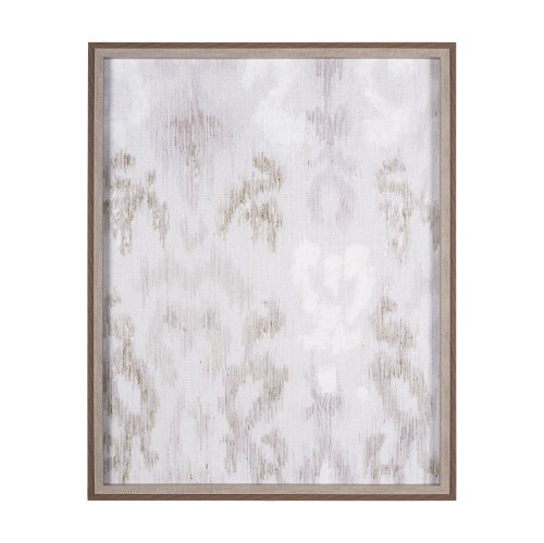14917 - Ikat Patterns I by Silvia Krause a Hand Embellished Textured Framed Art Print