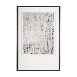 Dot Texture Tan I by Mercana Studio a Hand Embellished Textured Framed Art Print Matted under Glass