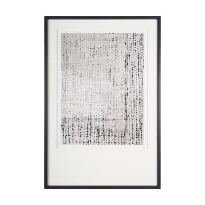 15058 - Dot Texture Tan I by Mercana Studio a Hand Embellished Textured Framed Art Print Matted under Glass