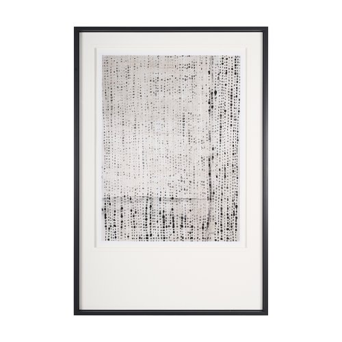15058 - Dot Texture Tan I by Mercana Studio a Hand Embellished Textured Framed Art Print Matted under Glass
