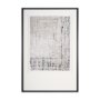 15058 - Dot Texture Tan I by Mercana Studio a Hand Embellished Textured Framed Art Print Matted under Glass