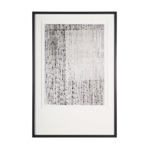 Dot Texture Tan III by Mercana Studio Hand Embellished Textured Framed Art Print Matted under Glass
