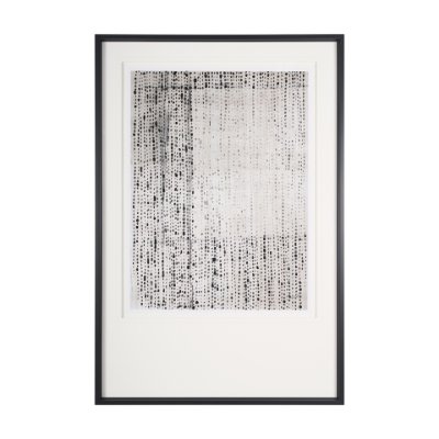 15059 - Dot Texture Tan III by Mercana Studio Hand Embellished Textured Framed Art Print Matted under Glass