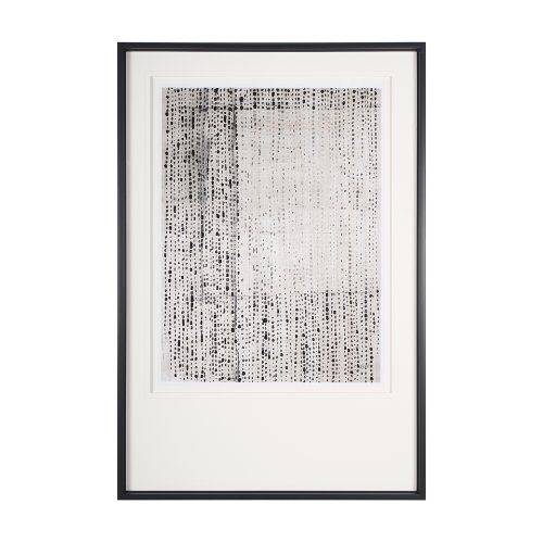 15059 - Dot Texture Tan III by Mercana Studio Hand Embellished Textured Framed Art Print Matted under Glass
