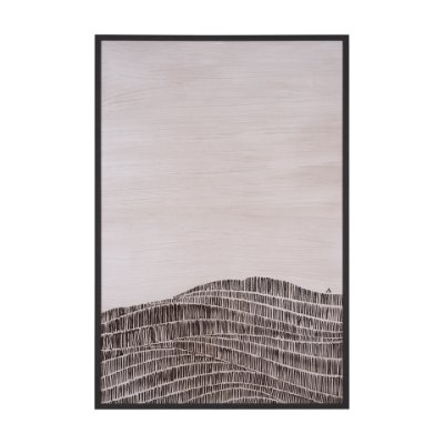 15070 - Delineation I by Mercana Studio a Hand Embelished Textured Framed Art Print
