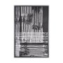 15072 - Woven Lines I by Mercana Studio a Hand Embellished Textured Framed Art Print
