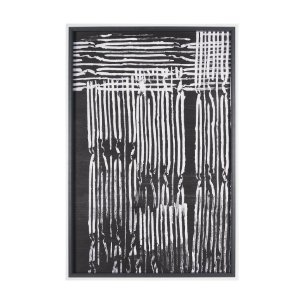 Woven Lines II by Mercana Studio a Hand Embellished Textured Framed Art Print