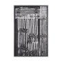 15073 - Woven Lines II by Mercana Studio a Hand Embellished Textured Framed Art Print