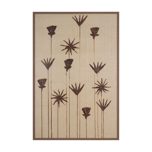 15076 - Spark I (Tan) by Mercana Studio a Hand Embellished Textured Framed Art Print