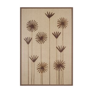 Spark II (Tan) by Mercana Studio a Hand Embellished Textured Framed Art Print