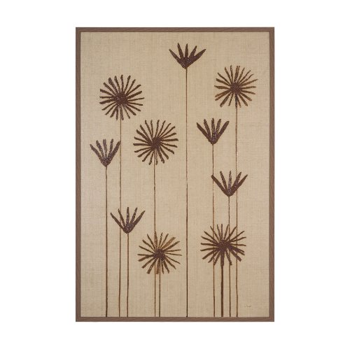 15077 - Spark II (Tan) by Mercana Studio a Hand Embellished Textured Framed Art Print