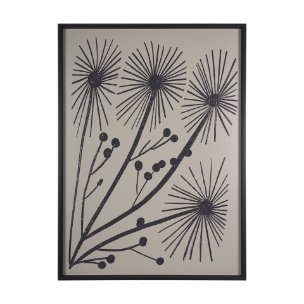 Simple Floral-Grow by Mercana Studio a Hand Embellished Textured Framed Art Print