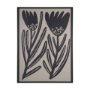 15080 - Simple Floral-Grow by Mercana Studio a Hand Embellished Textured Framed Art Print