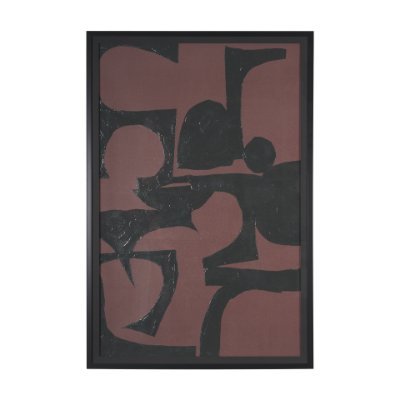 15081 - Tempelhof by Mercana Studio a Hand Embellished Textured Framed Art Print Matted under Glass