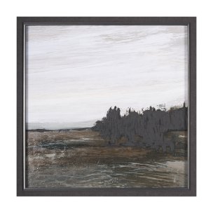 Cloudy Day II by Mercana Studio a Hand Embellished Textured Framed Art Print