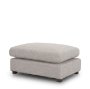 70475 - Halston Small Ottoman Light Gray Performance Fabric