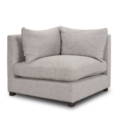 70485 - Halston Corner Light Grey Performance Fabric