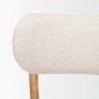70424 - Owen Dining Chair W/ Medium Brown Wood and Beige Fabric