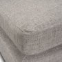 70477 - Halston Large Ottoman Light Gray Performance Fabric