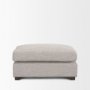 70475 - Halston Small Ottoman Light Gray Performance Fabric