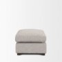 70475 - Halston Small Ottoman Light Gray Performance Fabric