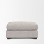 70475 - Halston Small Ottoman Light Gray Performance Fabric