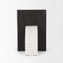 70503 - Stept White Marble Bookends w/rough carving (set of 2)