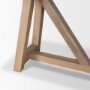 70556 - Rialto Two-Toned Black and Brown Wood Angular Leg Console Table 