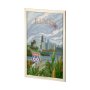 15117 - Illinois Go USA (XL) by Mercana Studio a Hand Embellished Decograph Framed Art Print under Glass