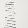 15107 - Random Lines Silver by Studio M a handmade Original Framed Artwork under Glass