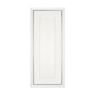 Random Lines White by Studio M a handmade Original Framed Artwork under Glass