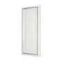 15109 - Random Lines White by Studio M a handmade Original Framed Artwork under Glass