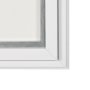 15109 - Random Lines White by Studio M a handmade Original Framed Artwork under Glass