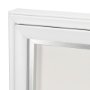 15109 - Random Lines White by Studio M a handmade Original Framed Artwork under Glass