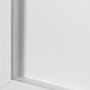 15112 - Equal Quadrants White by Studio M a handmade Original Framed 3D Textured Artwork under Glass