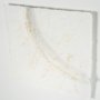 15112 - Equal Quadrants White by Studio M a handmade Original Framed 3D Textured Artwork under Glass