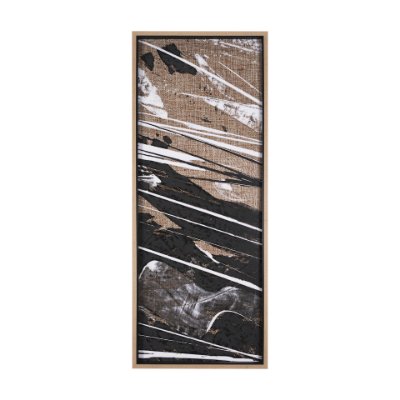 15122 - Meshy I by Mercana Studio a Hand Embellished Textured Framed Art Print