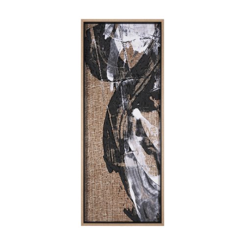 15123 - Meshy II by Mercana Studio a Hand Embellished Textured Framed Art Print