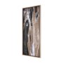 15124 - Meshy III by Mercana Studio a Hand Embellished Textured Framed Art Print