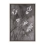 15125 -  Wildflowers I Charcoal by Mercana Studio a Hand Embellished Textured Framed Art Print