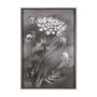 15126 -  Wildflowers II Charcoal by Mercana Studio a Hand Embellished Textured Framed Art Print