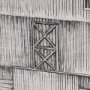15127 - Barn Buildings I by Mercana Studio a Hand Embellished Textured Framed Art Print Matted under Glass