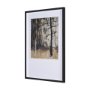 15130 - Forest View II by Mercana Studio a Hand Embellished Textured Framed Art Print Matted under Glass