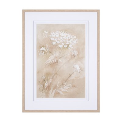 15142 - Wildflower II by Mercana Studio a Hand Embellished Textured Framed Art Print Matted under Glass