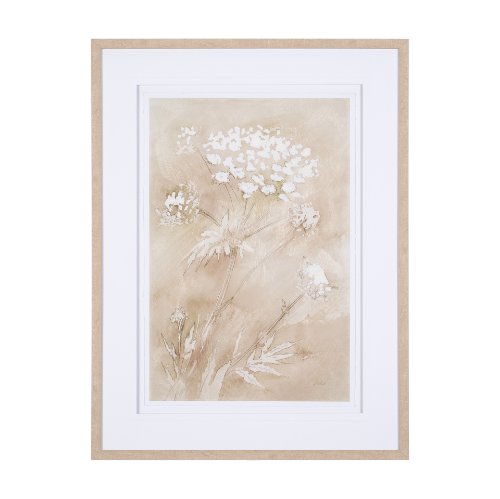 15142 - Wildflower II by Mercana Studio a Hand Embellished Textured Framed Art Print Matted under Glass