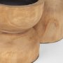 70543 - Aleena Wooden Candle Holder (Set of 2)
