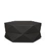 70567 - Arreto 36" Hexagonal Hinged Solid Wood Top and Base Coffee Table 